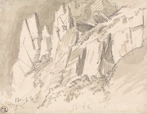 Una ladera rocosa de James Ward